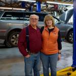 (Photo by David Welton) Matt and Vicky Hassrick, longtime owners of Matts Import Haven, are retiring at the end of this month. The Clinton auto repair shop will remain open under new ownership and yes, the name will stay the same.