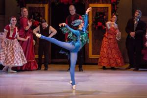 Photo provided by the Whidbey Island Dance Theatre.
A toy parrot brought to life by Drosselmeyer takes center stage for a scene in The Nutcracker, performed by the Whidbey Island Dance Theatre.