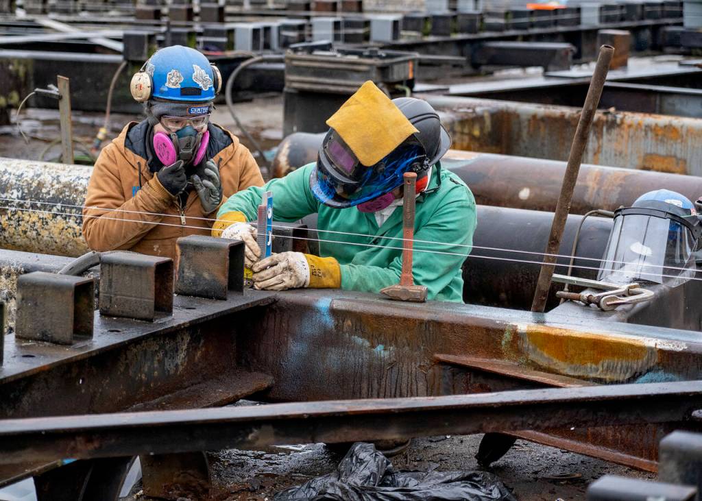 (Photo by David Welton) Nichols Brothers employees can start out as apprentices and get the experience they need to become journeymen.