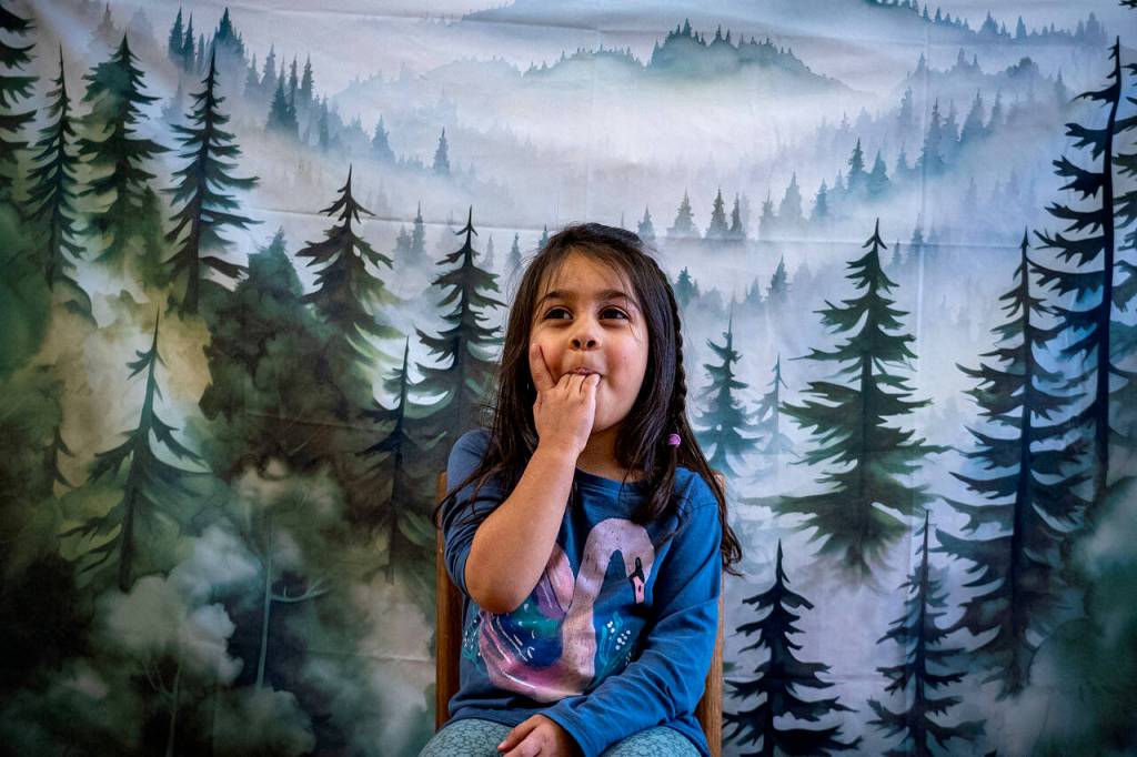 (Photo by David Welton) Alea Biyani, 4: I dont know.