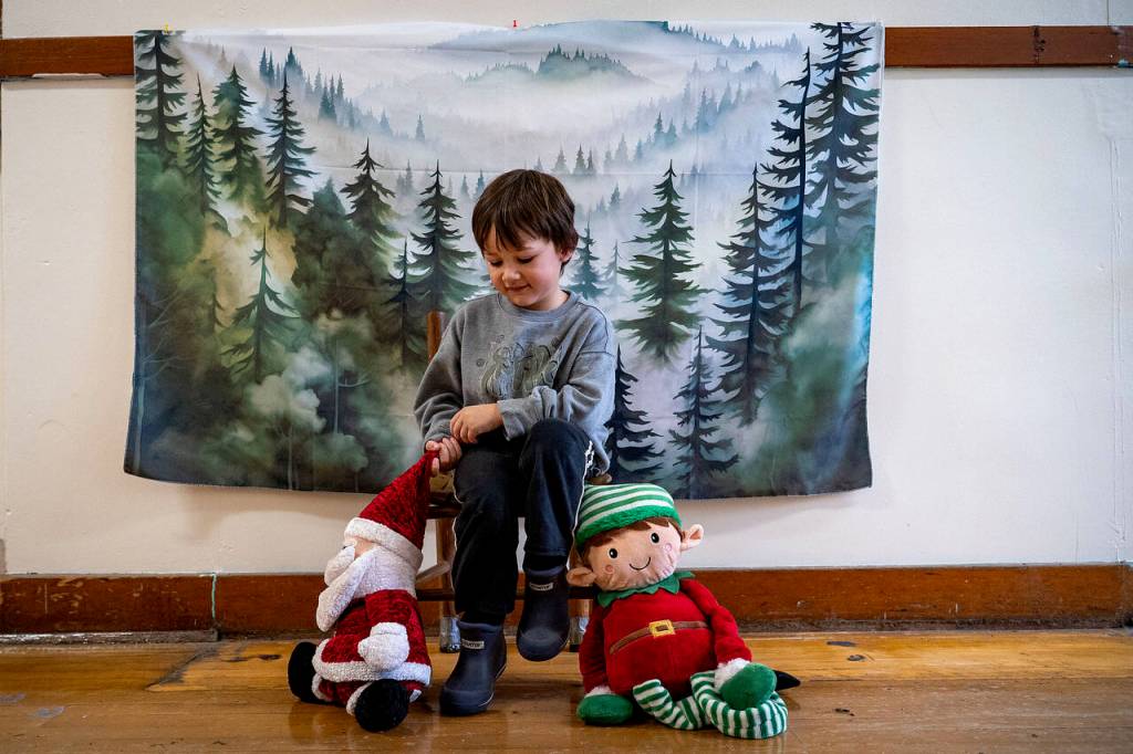 (Photo by David Welton) Fritz Ramos, 3: Santa.