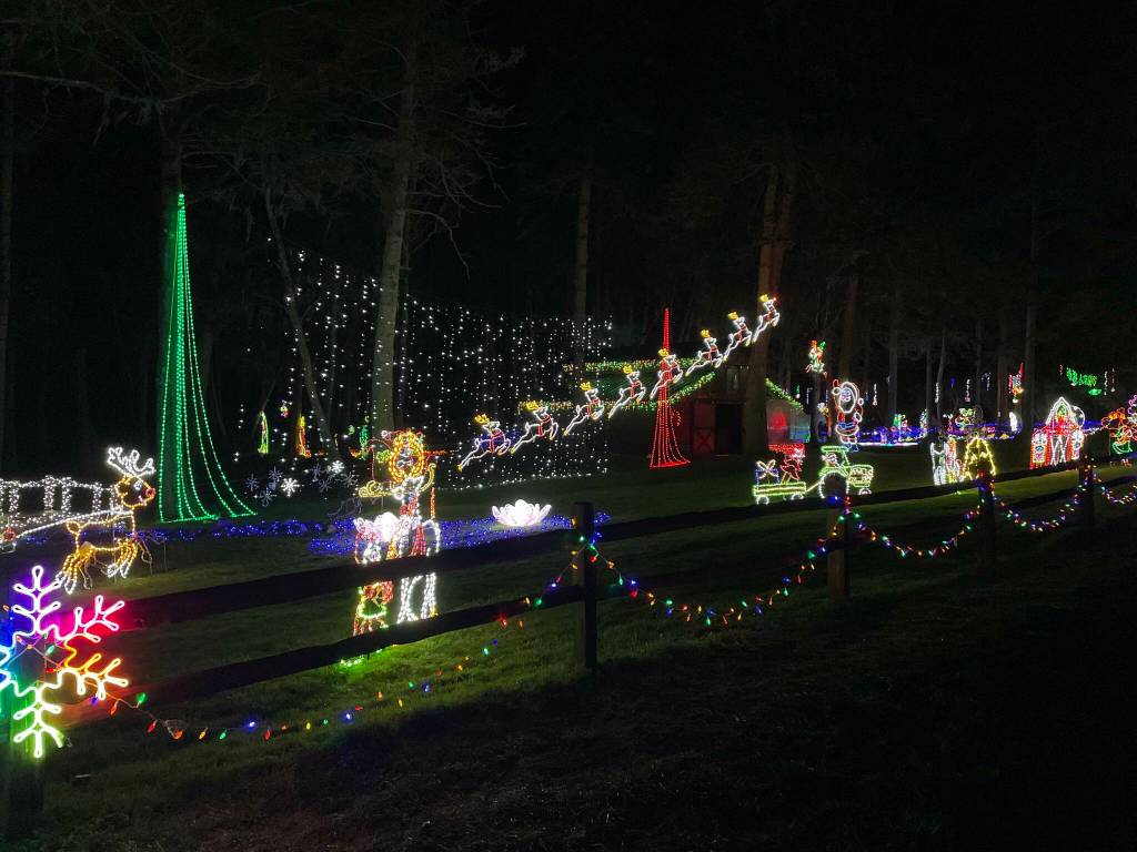 (Photo by Marina Blatt) The Hastie Lake Christmas House will be decked out in thousands of lights until Dec. 25.