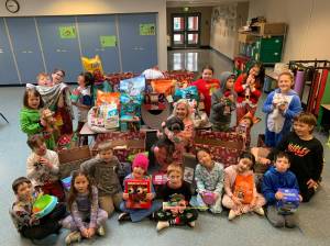 Photo provided
Students helped raise funds to help pets at WAIF.