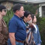 (Photo by Marina Blatt) Terry Knight and his family are overwhelmed with happy emotions as they receive their new home.