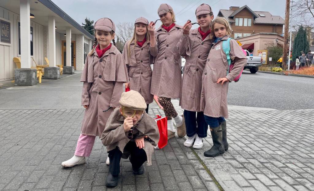 (Photo by Nicole Whittington-Johnson) Young sleuths came dressed to impress at the 40th annual Langley Mystery Weekend in February.