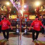 Iglesias dances in front of the mirror at Off the Hook in Oak Harbor, showcasing some new moves to her eager audience.