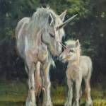 (Photo provided) The Whidbey Island Ren Faire commissioned Holley to paint majestic unicorns.