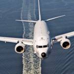 Department of War image of a P-8 Poseidon.