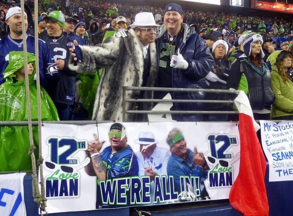 (Photo provided) Love makes a point to attend every home game each season and even a couple road games, too.