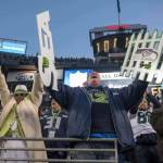 (Photo provided) Love continues to dress up at games in honor of his parents, and encourages fellow fans not to be afraid to dress crazy.