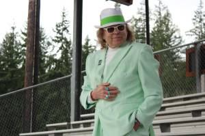 (Photo by Allyson Ballard) Shannon Love, a longtime Seahawks season ticket holder, strives to stand out from the crowd.