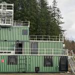 (Photo provided by South Whidbey Fire/EMS) The multi-level training structure is equipped with rooms for fighting different types of fires.
