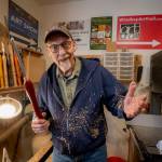 (Photo by David Welton) Don Wodjenski is a longtime woodworker and former teacher who has been all about creating bowls since 2020.