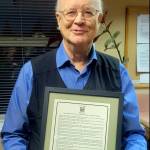 Bob Waterman received the Langleys Main Street Associations Historically Awesome award in March 2024.
