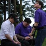 Photo by Allyson Ballard. Students from the high schools Flight Club flew drones in demonstration for the News-Times.