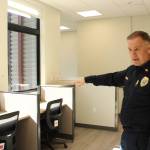 Photo by Allyson Ballard. Anderson, pictured here, said the stations construction cost about $4.8 million.
