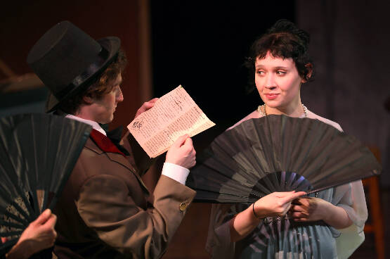 Photo provided by Whidbey Island Center for the Arts. From left are Levi Redmill and Grace Webb.