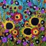 Louie Rochons favorite subjects are flowers, which he loves to showcase in varying artistic styles, from abstract to expressionist or impressionist.