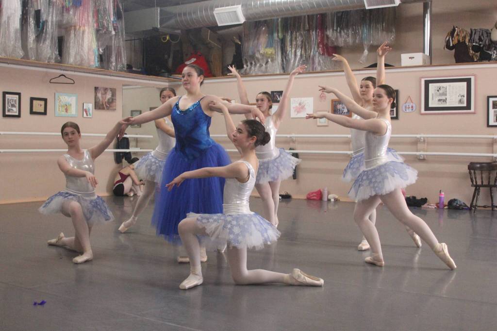 Photo by Marina Blatt. The cast features performers ranging in age from 7 to 17, executing graceful turns, spins and pointe work  skills that reflect years of disciplined training.