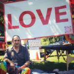 Photo provided. Visitors at South Whidbey Tilth Market can now stop by Marc Juneaus booth for a massage and pay by donation, even if that means just a few dollars.