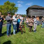 Photos by David Welton. Dozens of people involved in the project attended a ribbon cutting.
