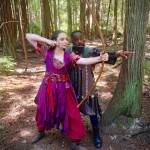 (Photos courtesy of ISF) Davion Tynarious Brown is Robin Hood and Alexandra Szabo portrays Marion in the new play.