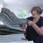 Photo by Allyson Ballard
Vendor Cindy Good is returning to the Coupeville Arts and Crafts Festival, bringing with her plenty of handwoven rugs.